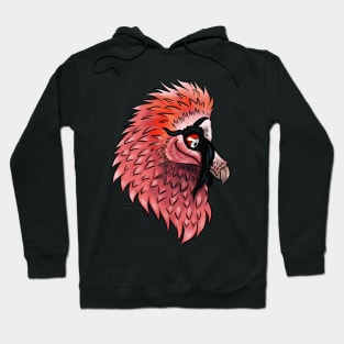 Bearded Vulture Head Hoodie